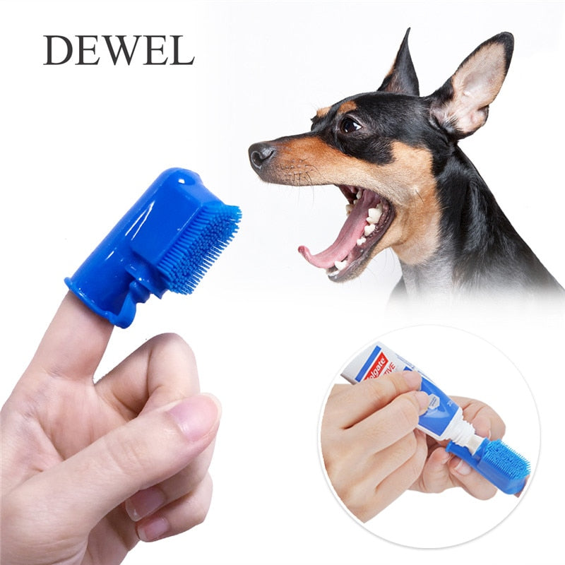 Dewel Pet Finger Toothbrush